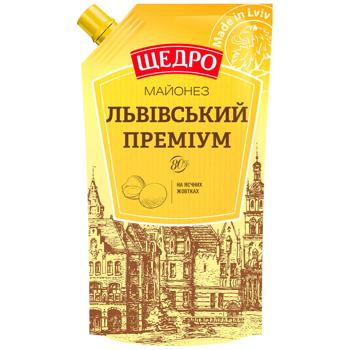 Schedro Lviv Premium Mayonnaise 80% 350g - buy, prices for Supermarket "Kharkiv" - photo 3