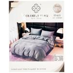 Colorful Home Stripe Satin Bedding Set