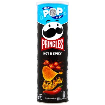 Чипсы Pringles Hot & Spicy острые 165г - купить, цены на КОСМОС - фото 1