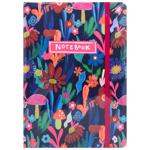 Книжка записна Buromax Flora рожева А5 96 аркушів