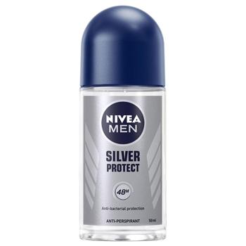 Nivea Men Silver Protection Roll-On Deodorant 50ml - buy, prices for Supermarket "Kharkiv" - photo 1