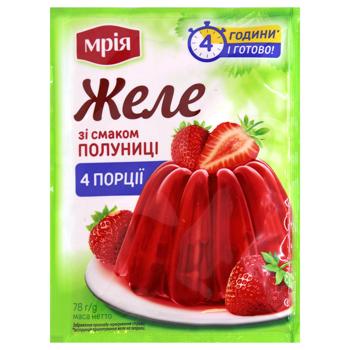 Желе Мрія со вкусом клубники 78г