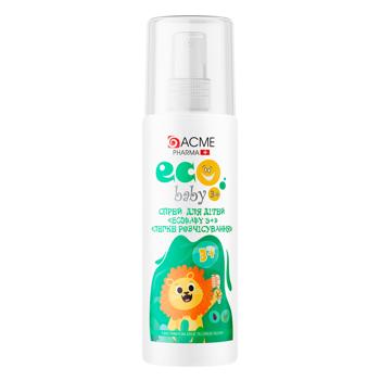 EcoBaby Easy Combing Hair Spray with Aloe Extract and Flax Oil 150ml