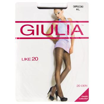 Giulia Women's Tights Like 20D Cappuccino 4 - buy, prices for MegaMarket - photo 1