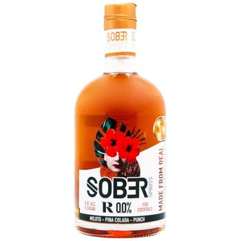 Напій Sober Spirits Rum б/а 0% 0,5л - купить, цены на МегаМаркет - фото 1