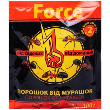 Порошок Force від мурашок 100г - купити, ціни на Auchan - фото 1