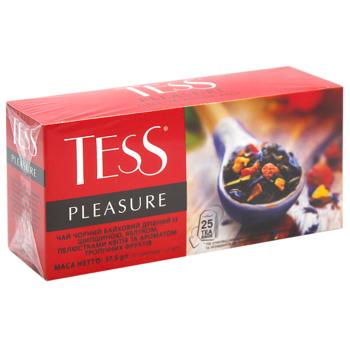 Чай чорний Tess Pleasure в пакетиках 25шт*1.5г - купити, ціни на Чудо Маркет - фото 8