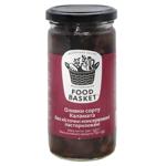 Оливки Food basket Каламата без косточки пастеризованные 260г
