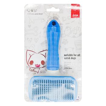 Pet Slicker Brush Rectangular for Cats 19*10,6cm