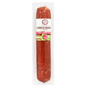 Bogoduhivskyi Myasokbinat Salami with Pork Semi-smoked Sausage of Highest Grade Weight