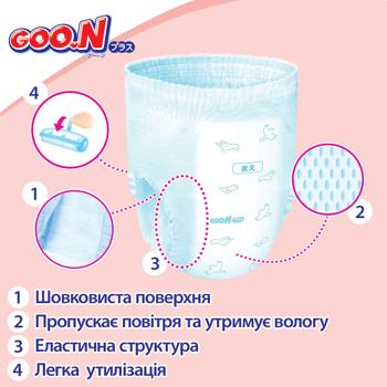 Підгузки-трусики Goo.N Plus ХХL 13-25кг 28шт - купити, ціни на КОСМОС - фото 8