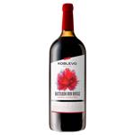 Koblevo Bastardo Bon Rouge Red Semisweet Wine 9-13% 1.5l