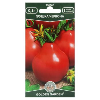 Насіння Golden Garden Томат Грушка червона 0,1г - купити, ціни на МегаМаркет - фото 1