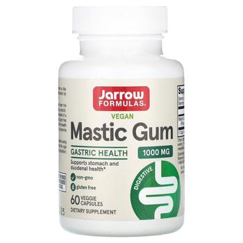 Смола мастикового дерева Jarrow Formulas 1000мг 60 капсул - купить, цены на Biotus - фото 1