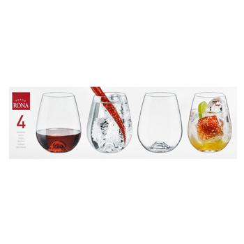 Rona Drink Master Set of Glasses 4pcs 330ml - buy, prices for COSMOS - photo 3