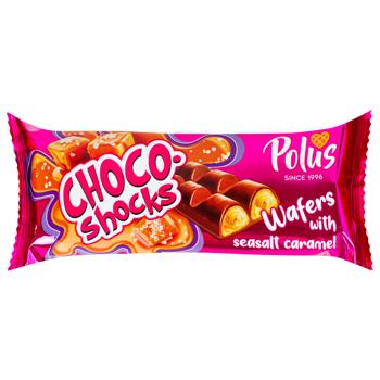 Choco Shocks Salted Caramel Waffles 45g - buy, prices for Tavria V - photo 1