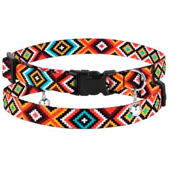 Barksi Urban Гуцульський нейлоновий нашийник для котів XS - різнокольоровий - купить, цены на MasterZoo - фото 4