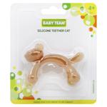 Baby Team Cat Silicone Teether From 4 Months