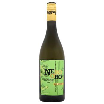 Nero Oro Pinot Grigio Terre Siciliane IGP White Dry Wine 13% 0.75l - buy, prices for MegaMarket - photo 1