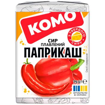 Сыр плавленный Комо Паприкаш с болгарским перцем и чили 90г - купить, цены на Чудо Маркет - фото 2