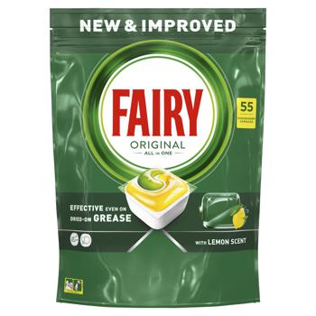 Fairy Original Lemon All in One Dishwasher Tablets 55pcs - buy, prices for - photo 12