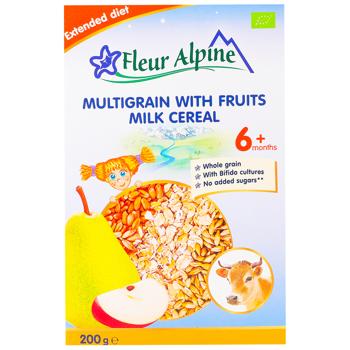 Fleur Alpine Children's Multi-grain Porridge with fruit 200g - buy, prices for Vostorg - photo 3