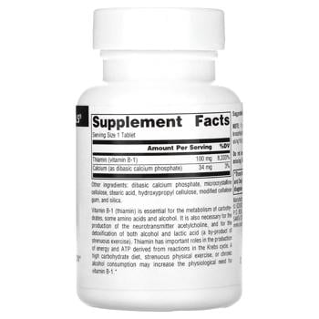 Vitamin b1 Source naturals 100pcs Usa - buy, prices for Biotus - photo 2