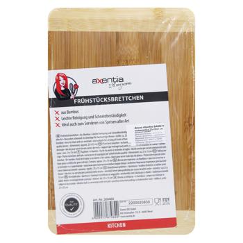 Axentia Bamboo Rectangular Cutting Board 23x15x1cm - buy, prices for ULTRAMARKET - photo 1