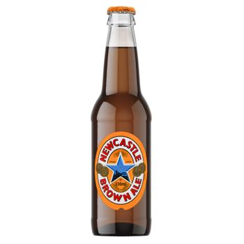 Пиво Newcastle Brown Ale полутемное 4,7% 0,33л - купить, цены на КОСМОС - фото 1