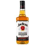 Jim Beam White Bourbon-whiskey 40% 0.7l + Glass