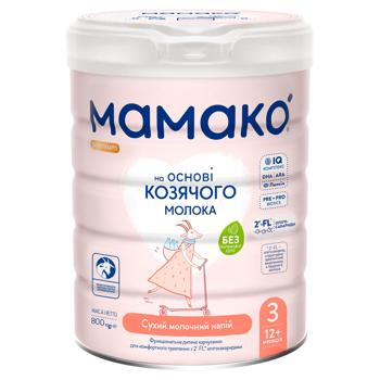 Смесь молочная сухая Мамако Премиум 3 12+ 800г - купить, цены на КОСМОС - фото 1