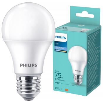 Лампа Philips LED 75W A60 E27 6500К CDLFRND 1PF/6DISC - купить, цены на КОСМОС - фото 1