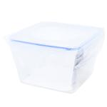 Food Storage Container Square Plastic with Fasteners 850ml