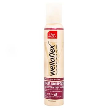 Wellaflex Super Strong Hold Hair Mousse 200ml - buy, prices for Za Raz - photo 1