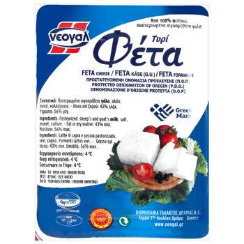 Сир Neogal Фета 43% 200г - купити, ціни на Епіцентр FOOD - фото 1
