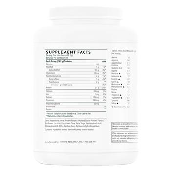 Thorne Research Chocolate Flavored Whey Protein Isolate 876g - buy, prices for Biotus - photo 2