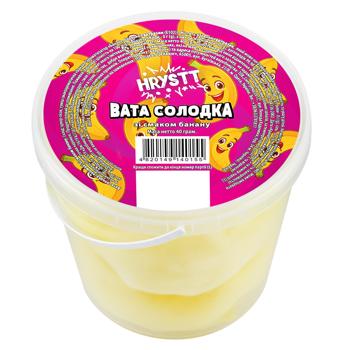 Вата сладкая Hrystt со вкусом банана 40г