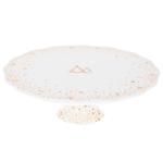 Bona Di Winter's Tale Porcelain Cake Stand 25cm