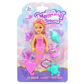 Іграшка ЮС Лялька русалка 16 см QT240424380 И236 - купить, цены на КОСМОС - фото 2