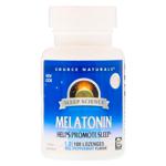 Source Naturals Peppermint Flavored Melatonin 1mg 100 lozenges