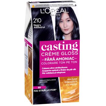 Краска для волос L'Oreal Casting 210 Черный перламутровый - купить, цены на Auchan - фото 4