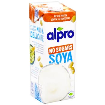 Alpro Sugar-Free Soya Drink with Calcium 3% 1l - buy, prices for COSMOS - photo 2