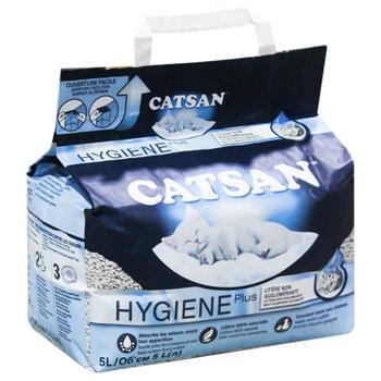 Наполнитель гигиенический Catsan Hygiene Plus для кошек минеральный 5л 2,6кг Наполнитель гигиенический Catsan Hygiene Plus для кошек минеральный 5л 2,6кг - купить, цены на - фото 2