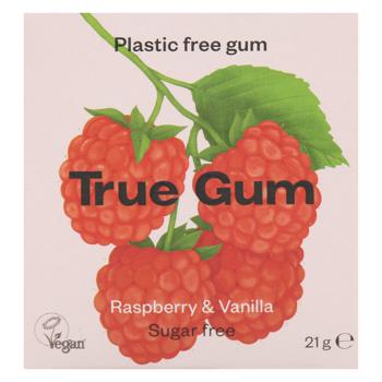 True Gum Sugar Free Raspberry & Vanilla Chewing Gum 21g - buy, prices for WINETIME - photo 2