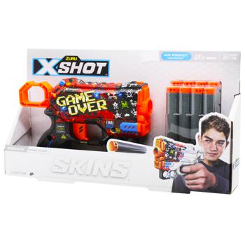 Zuru X-Shot Skins Menace Game Over Rapid Fire Blaster Toy 8 rounds - buy, prices for COSMOS - photo 2