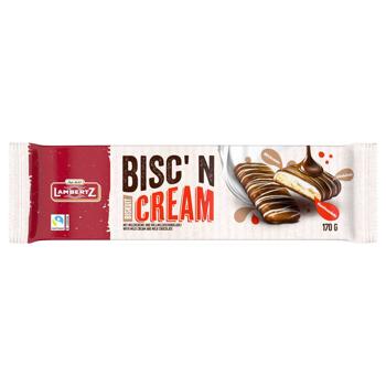 Lambertz Bisc’n Cream Cookies with Milk Cream and Milk Chocolate 170g