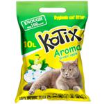 Наповнювач cилікагелевий для котячого туалету Kotix Aroma 10 л - зелене яблуко