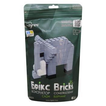 Конструктор Tigres Брікс Слон 85 елементів - купити, ціни на Торба - фото 1