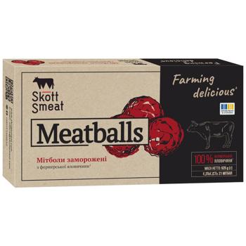 Митболы говяжьи Skott Smeat замороженные 525г