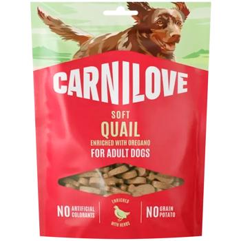 Лакомство для собак Carnilove Soft Snack с перепелом и орегано 200г - купить, цены на MasterZoo - фото 1